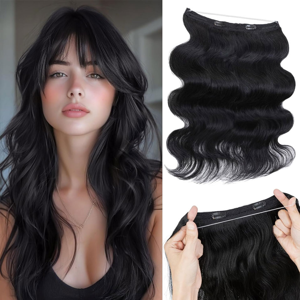Invisible Tape In Extensions Real Hair - Extensiones de cabello humano con alambre