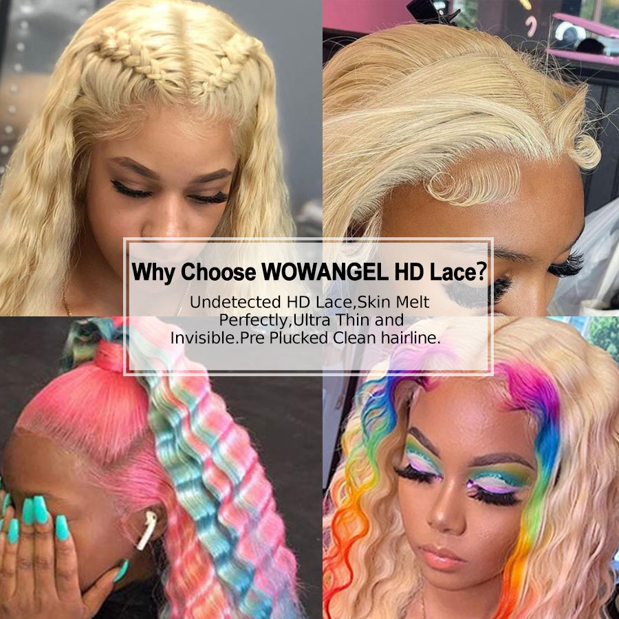 Wow Angel Real HD peluca Front - 613 Blonde Body Wave Lace Front Wig reseña y precio
