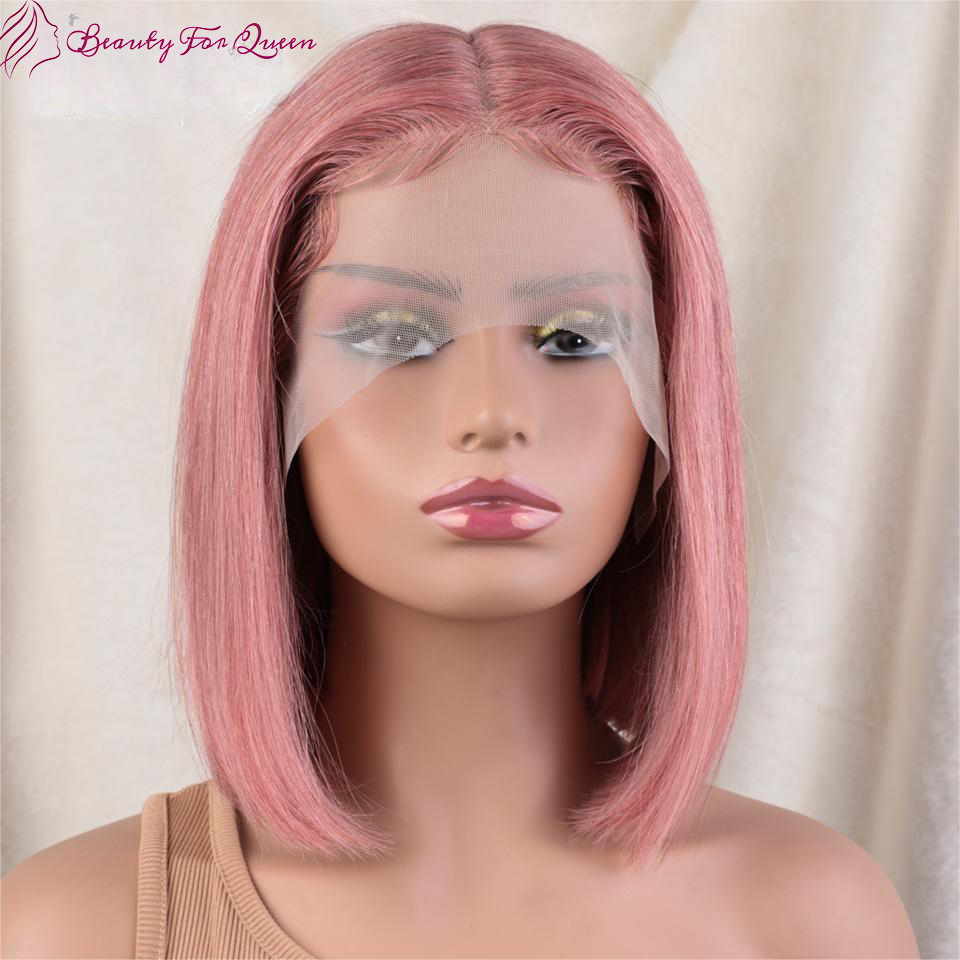 Peluca corta y lisa, estilo bo - Short Pixie Cut Wig Human Hair Cheap reseña y precio