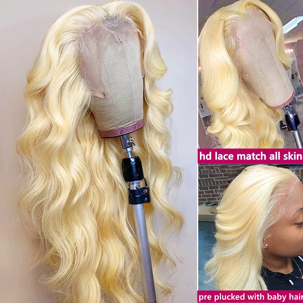 Peluca frontal de encaje 13x6  - 613 Blonde Body Wave Lace Front Wig reseña y precio