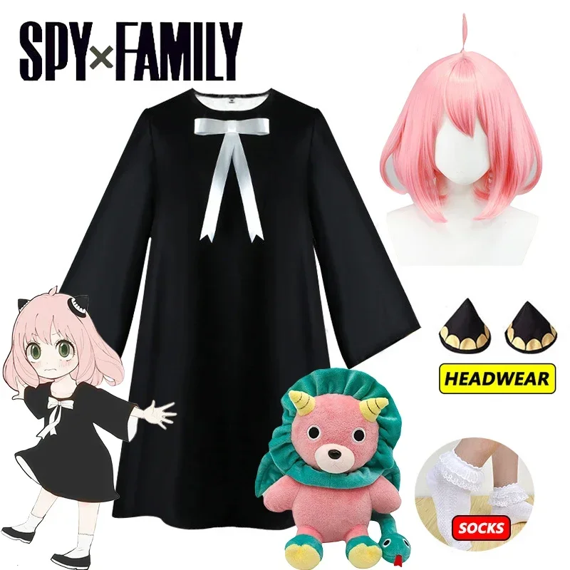 Anya Forger-vestido de Cosplay - Synthetic Braided Wigs For Black Women reseña y precio